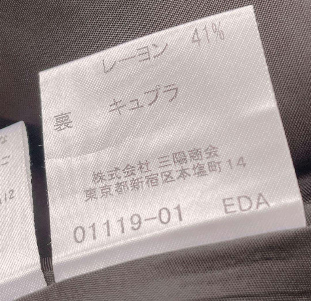 バーバリーロンドン リネン ノバチェックワンピース 膝下丈　サイズ40