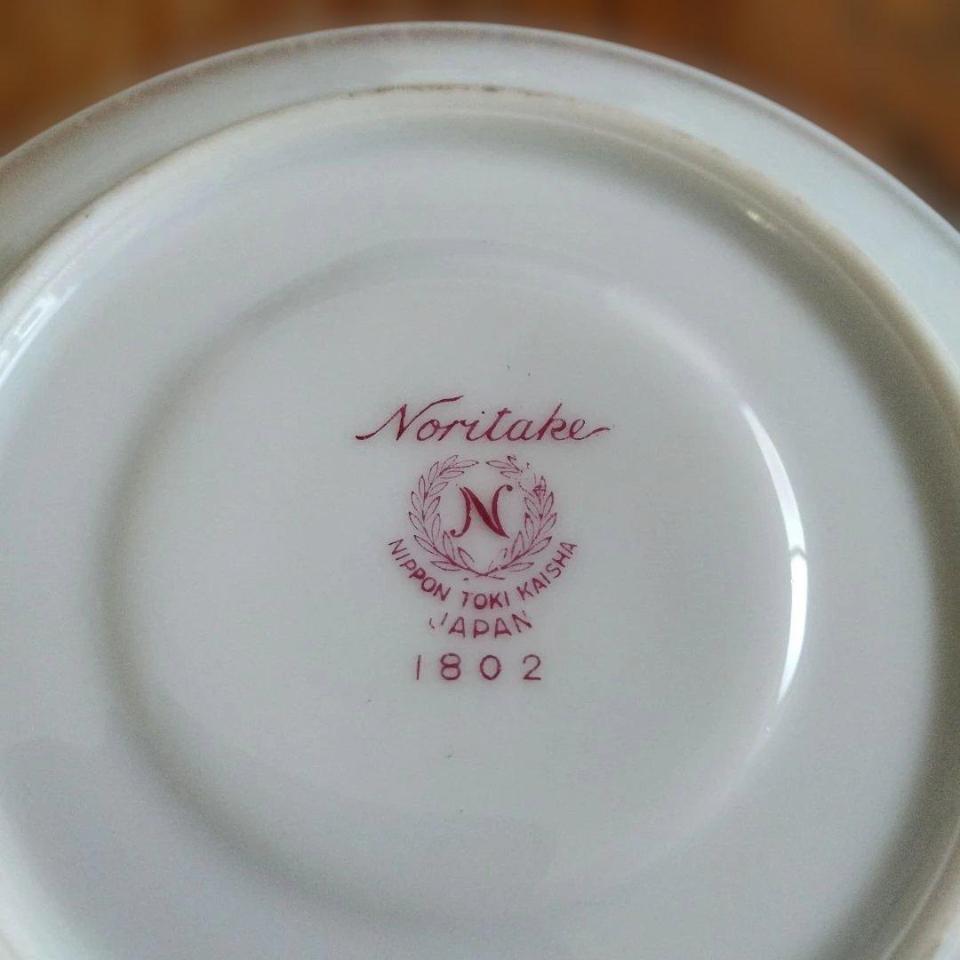 オールドノリタケデミタスカップとソーサー セット1802 オールドノリタケデミタスカップとソーサー セット1802