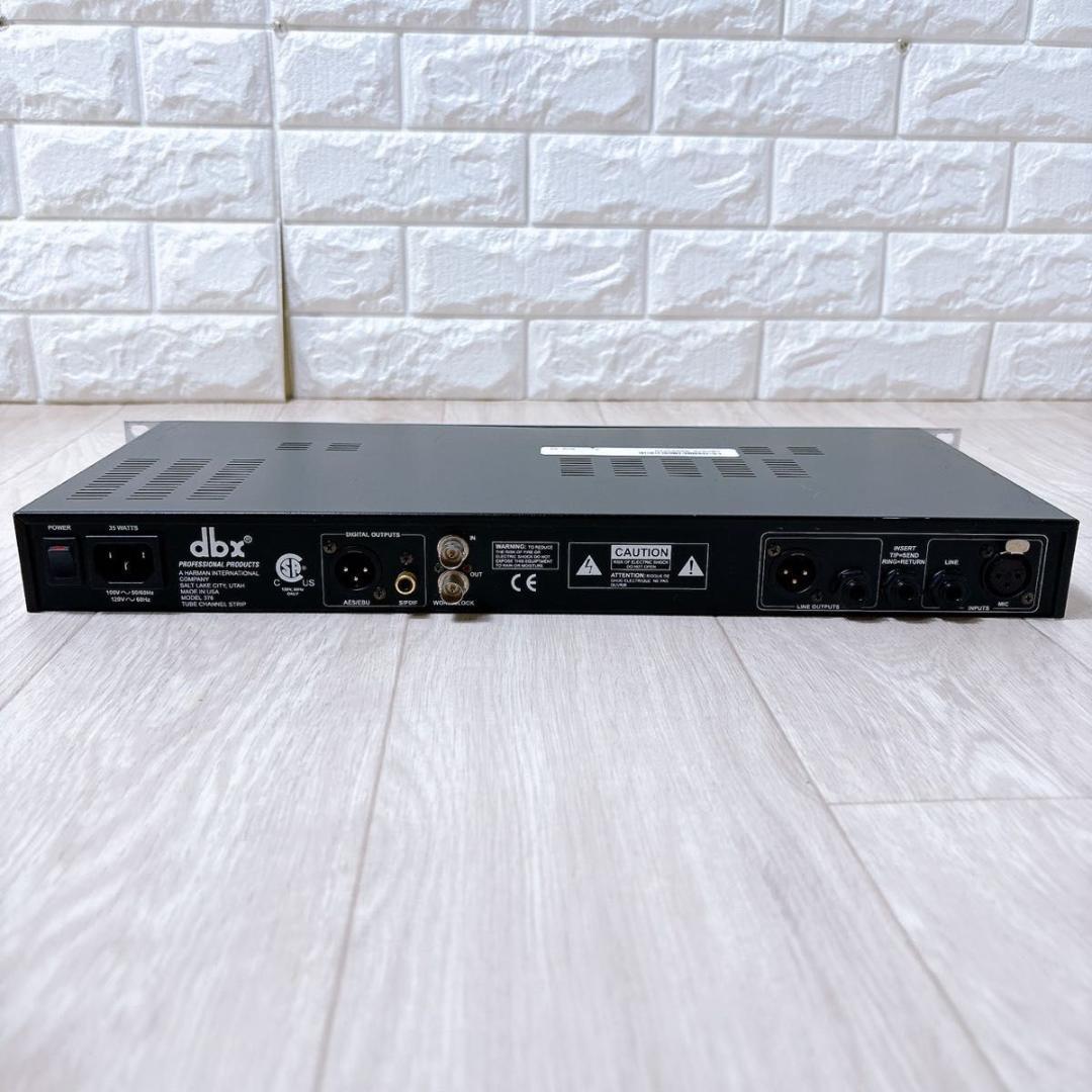 dbx 376 真空管マイクプリアンプ Tube Channel Strip