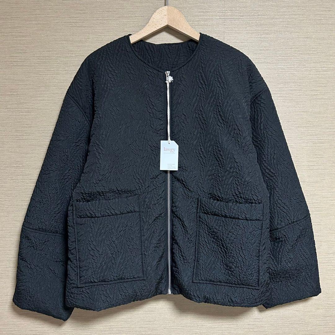 新品 未使用lawgy ラヴジー ジャガード ジップ ジャケット アウター F