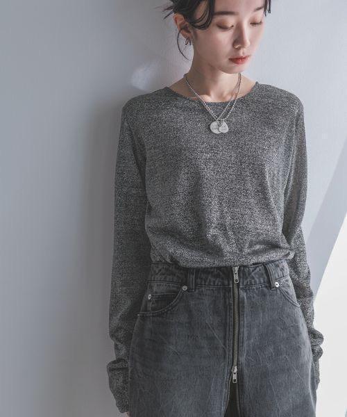 FRAY I.D ラッフルスリーブハイネックプルオーバー　ブラック 新作！ラッフルスリーブハイネックプルオーバー | FRAY I.D
