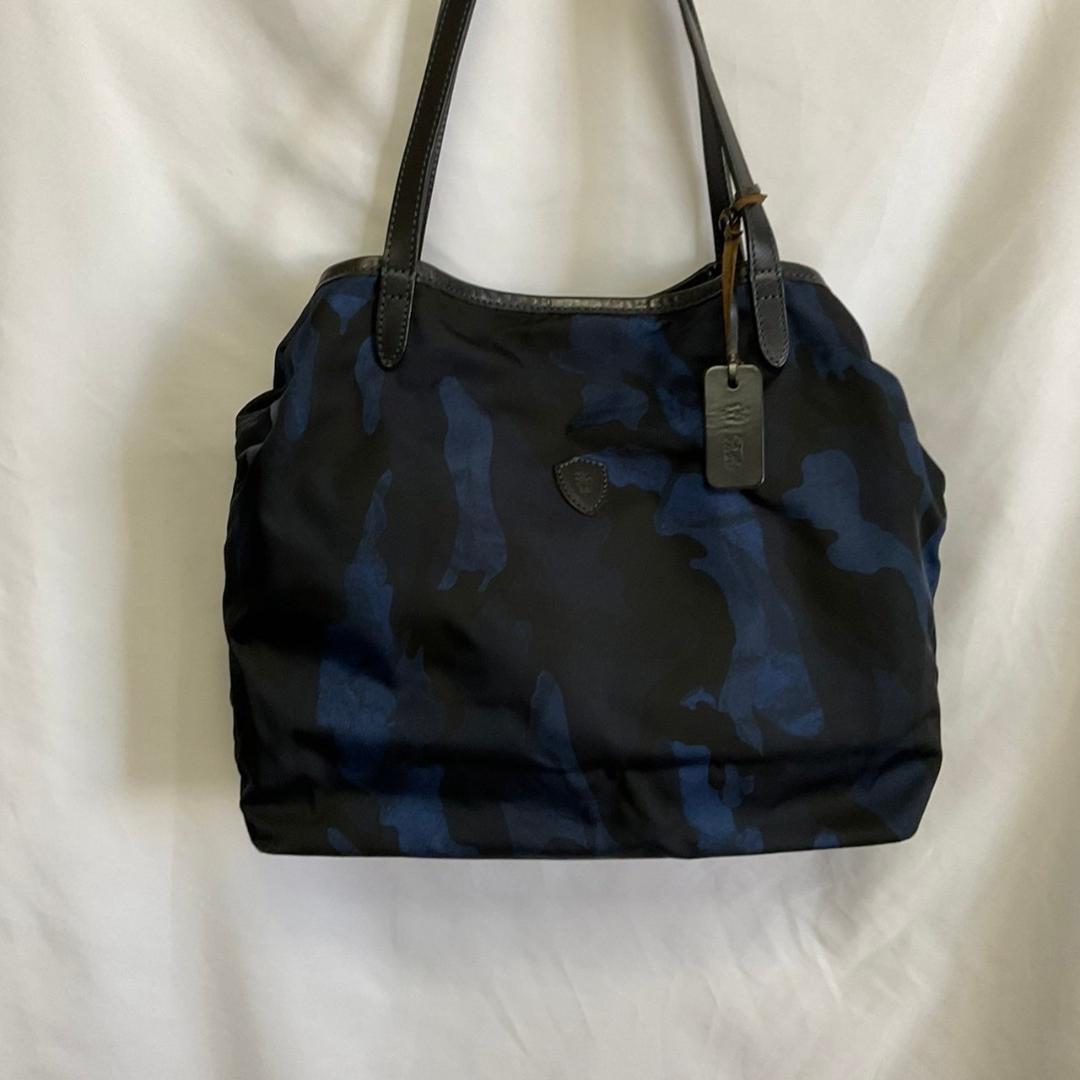 Felisi トートバッグ 15-50 カモフラ 迷彩柄 ナイロン 持ち手レザー Felisi トートバッグ 15-50 カモフラ 迷彩柄 ナイロン 持ち手レザー