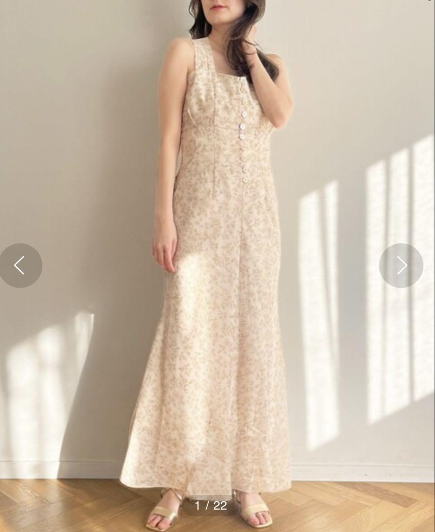 【美品✨】デイシー　ポワンティエフルールワンピース　ミークチュール　0