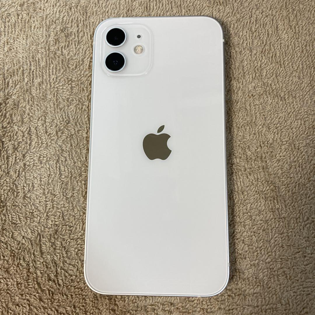 キズなし超美品SIMフリー★iPhone12 64GB★ホワイトバッテリー85%
