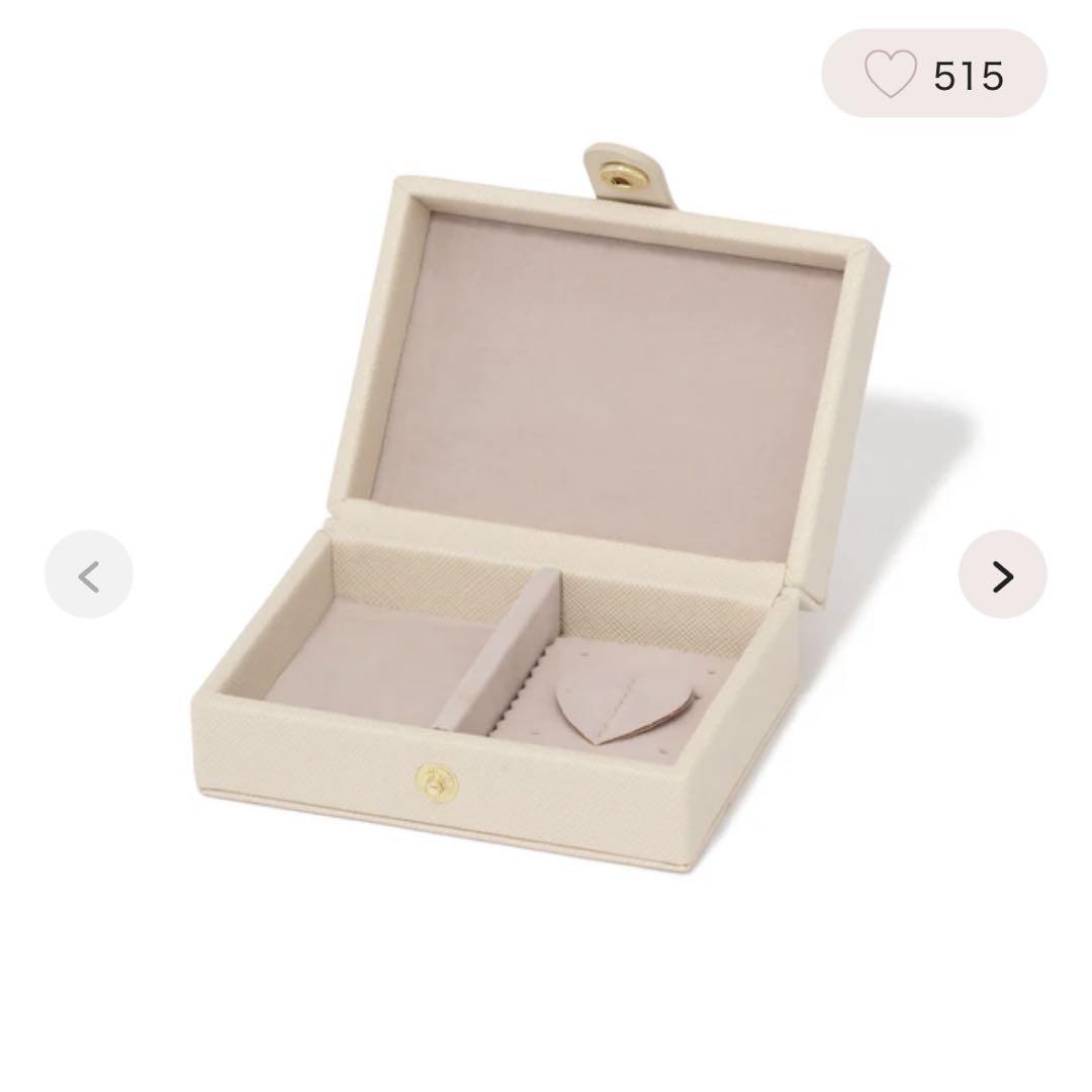 Francfranc バイカラー ジュエリーボックス L ベージュ