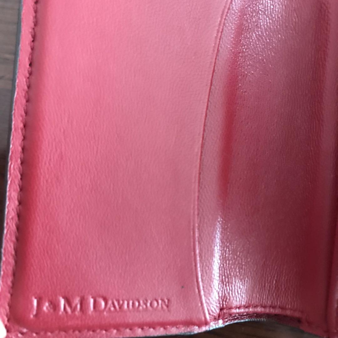 J &M DAVIDSON財布 ブラック✖️ボルドー 定価42900