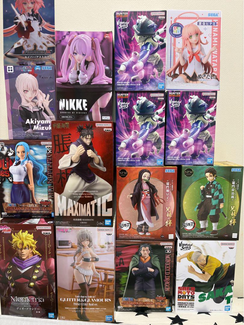 【すべて新品・未開封】プライズフィギュア まとめ売り 14点 すべて新品・未開封】プライズフィギュア まとめ売り 14点