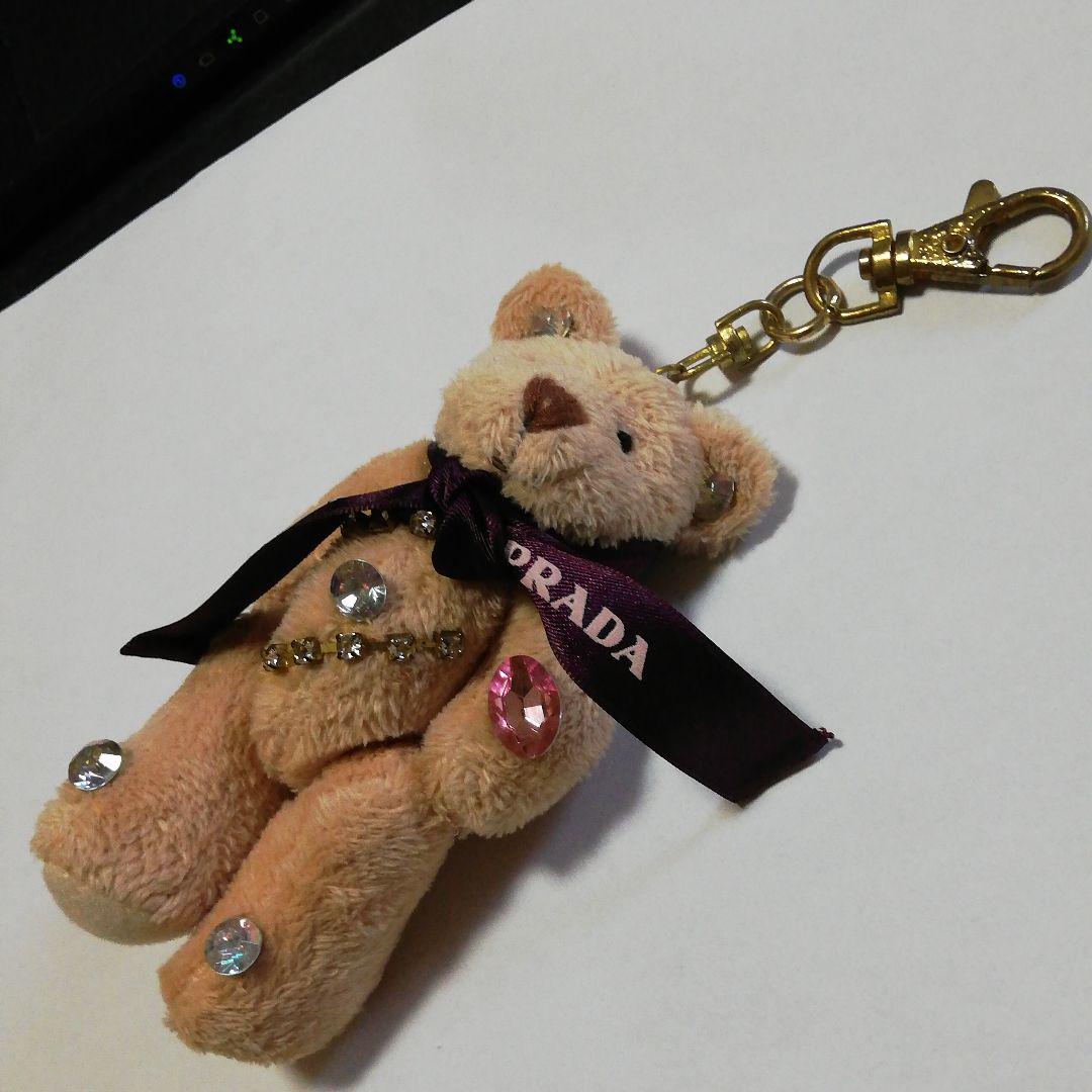 380 プラダ PRADA キーホルダー チャーム テディベア クマ 【税込】