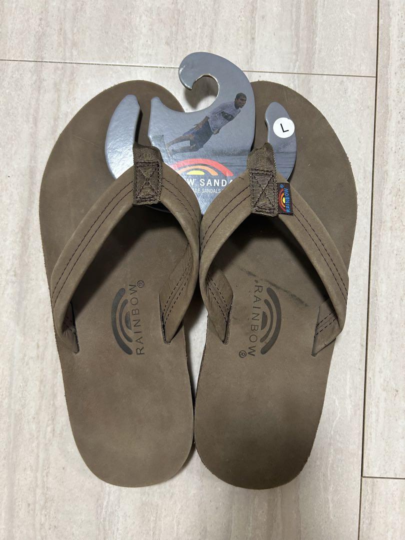 最終値 RAINBOW SANDALS レインボーサンダル レザーナロー