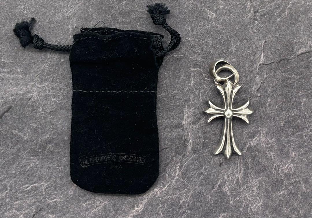 【鑑定済正規品】クロムハーツ スモールCHクロス ベイルアクセサリー