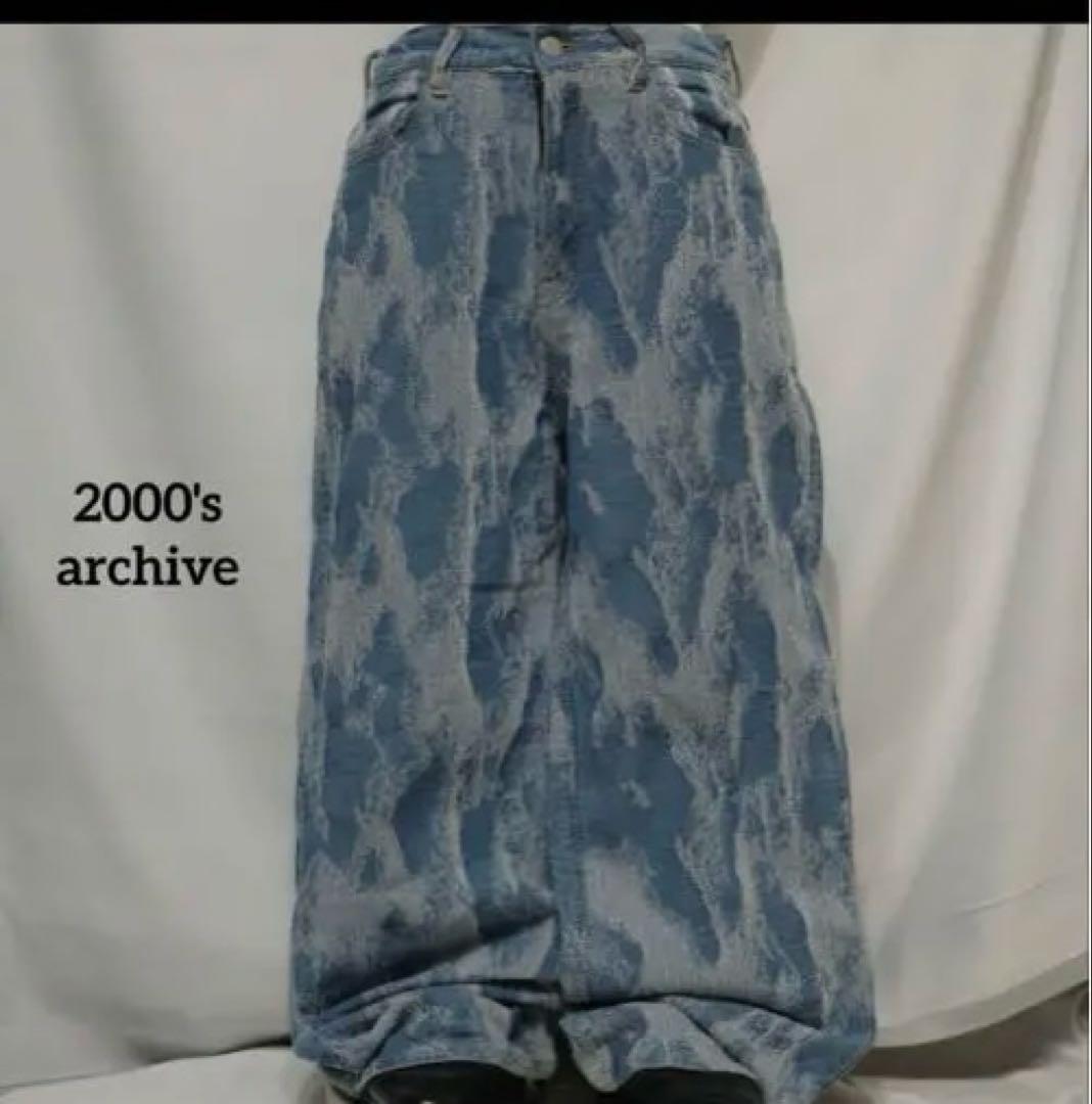 2000's archive normcore buggy denim