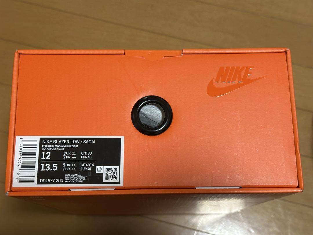 ナイキ ×サカイ NIKE Sacai BLAZER LOW