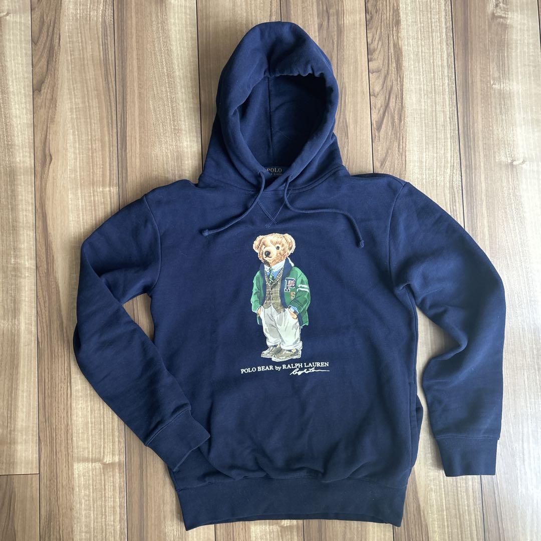 RALPH LAUREN ポロベア パーカー ネイビートップス