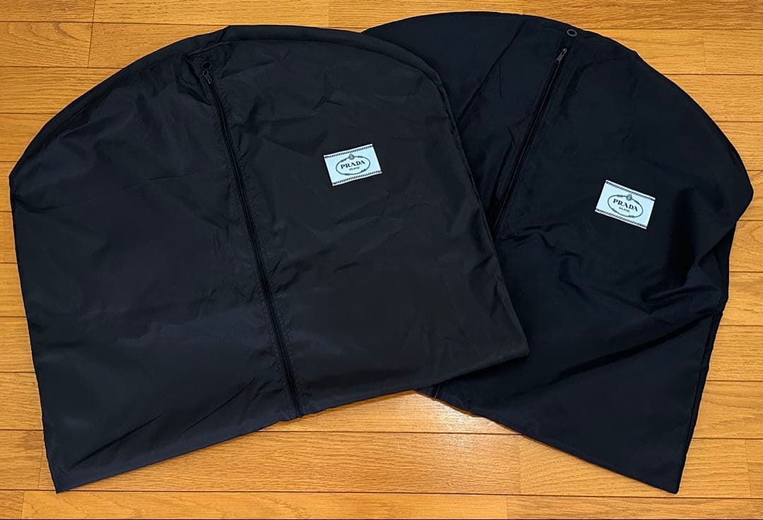PRADA ガーメントバッグ スーツカバー 黒 2点セット