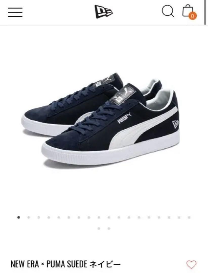 NEW ERA × PUMA SUEDE ネイビー