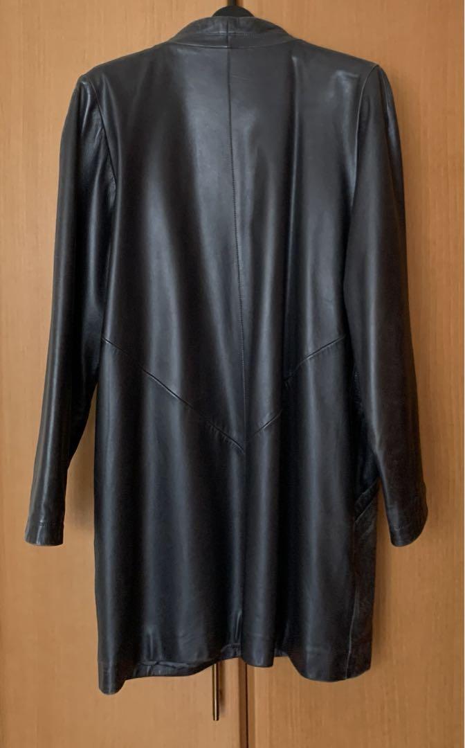 【関税込み】CORDERA ブラック Scratched フェイクレザー コート 07380505800-p.jpg?ts=