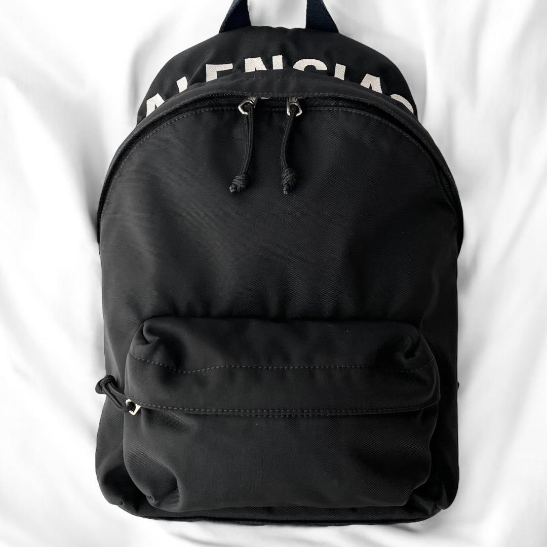 美品 バレンシアガ ウィール ナイロン バックパック リュックサック ブラック 43,800円