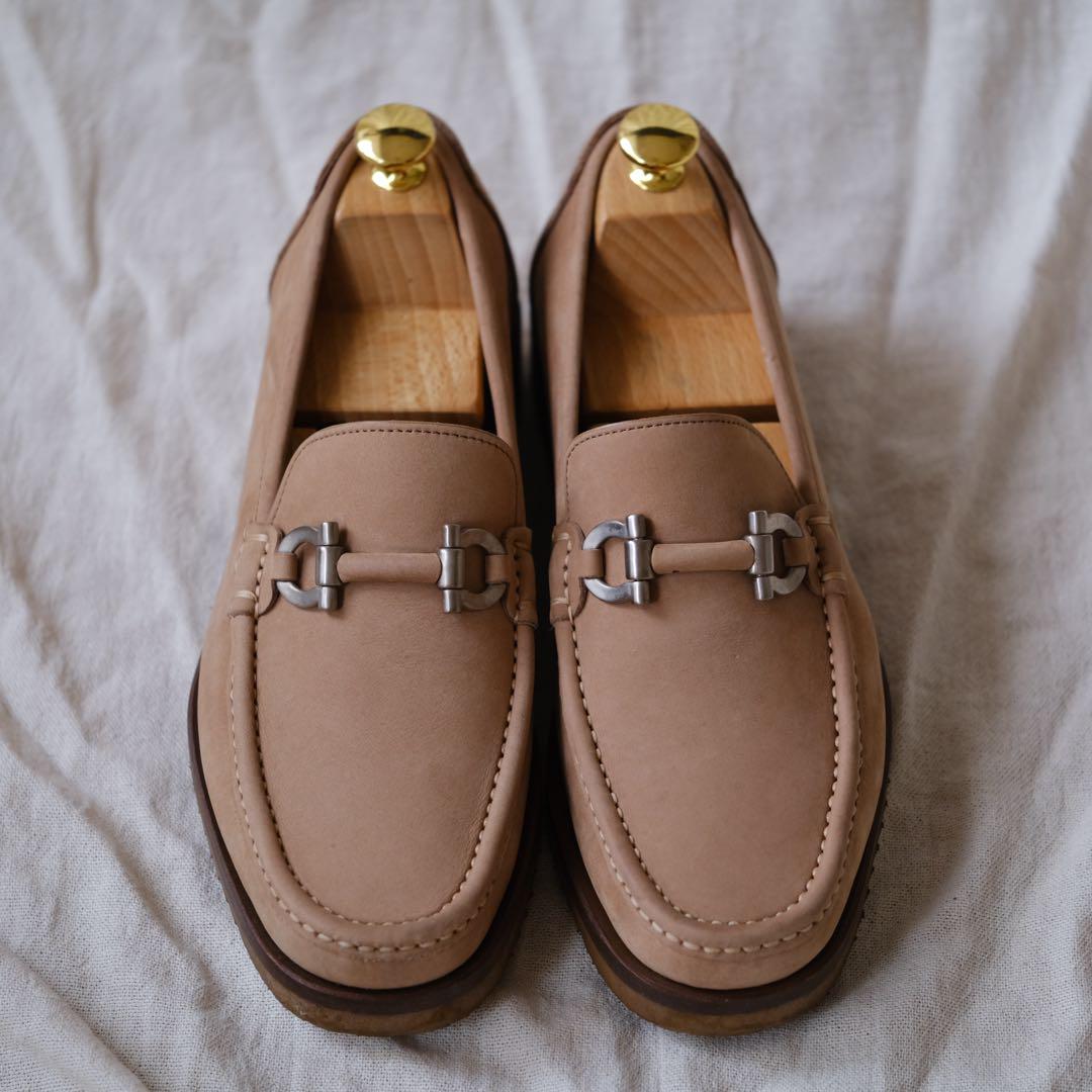 Ferragamoフェラガモ スウェードガンチーニローファー65EE
