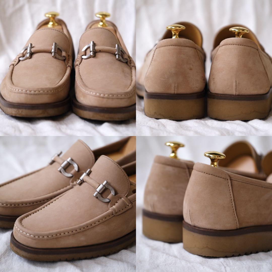 Ferragamoフェラガモ スウェードガンチーニローファー65EE