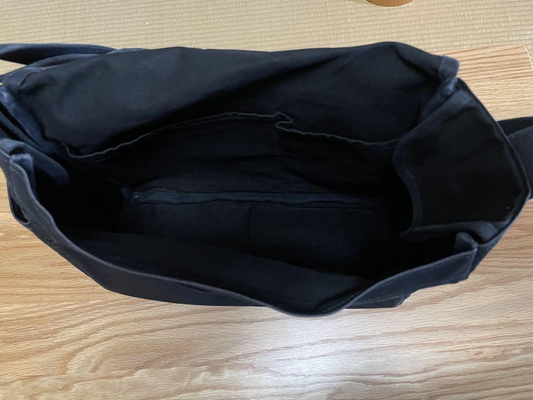 信三郎帆布　カバン　ショルダーバッグ　黒