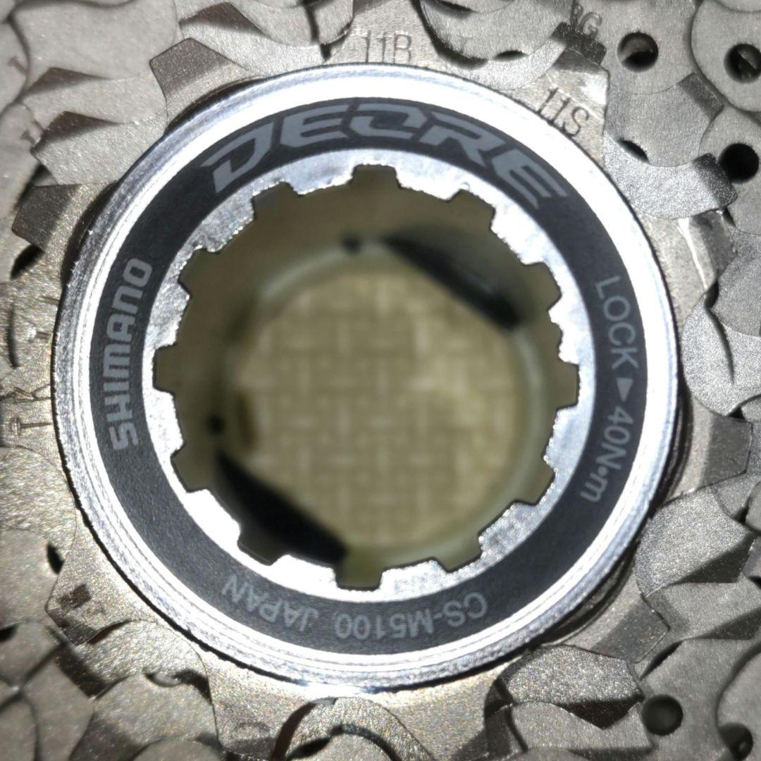 【美品】SHIMANO DEORE CS-M5100 11s 11-51T