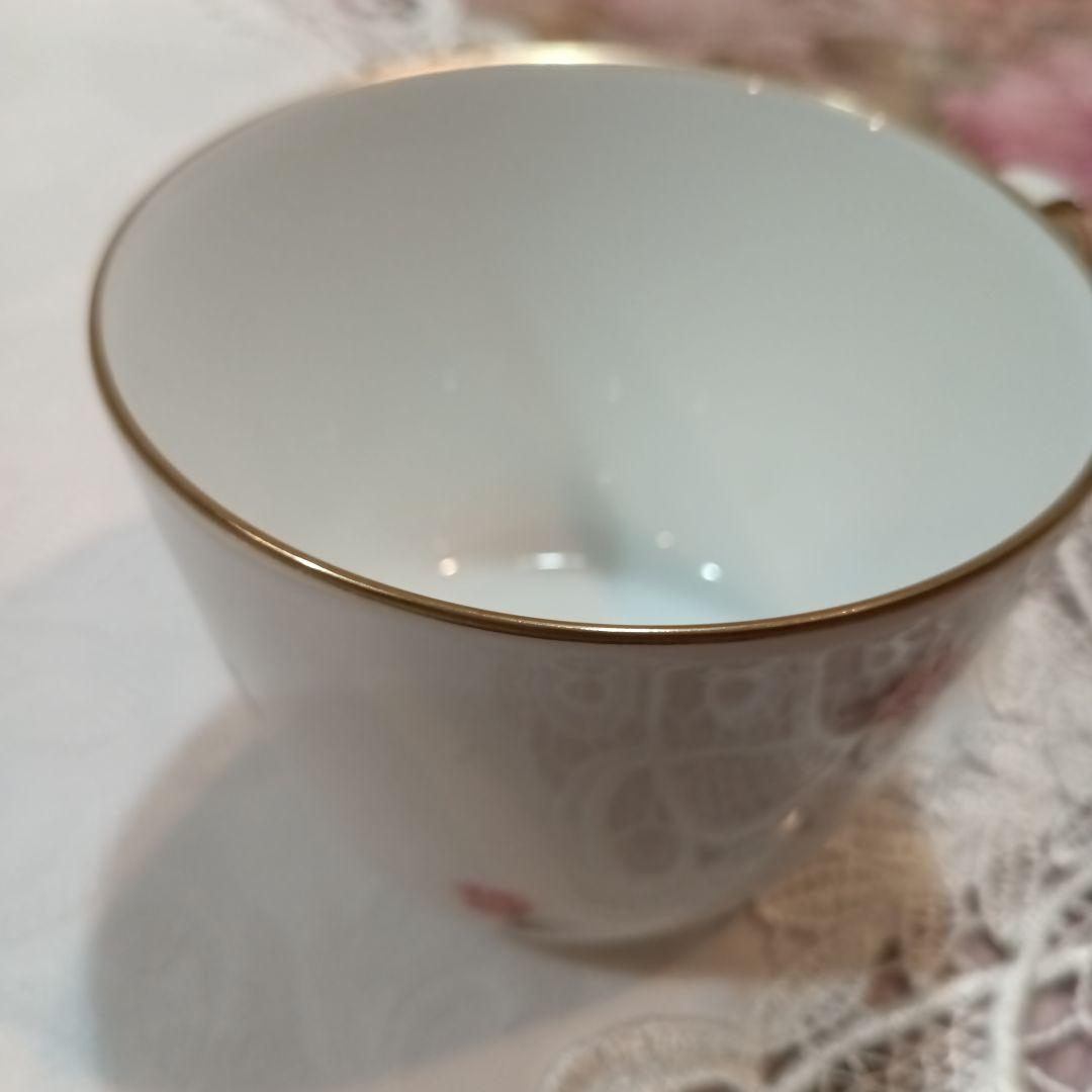 タイムSALE⚠️大倉陶園 皇室御用達 小花 プチローズ モーニング