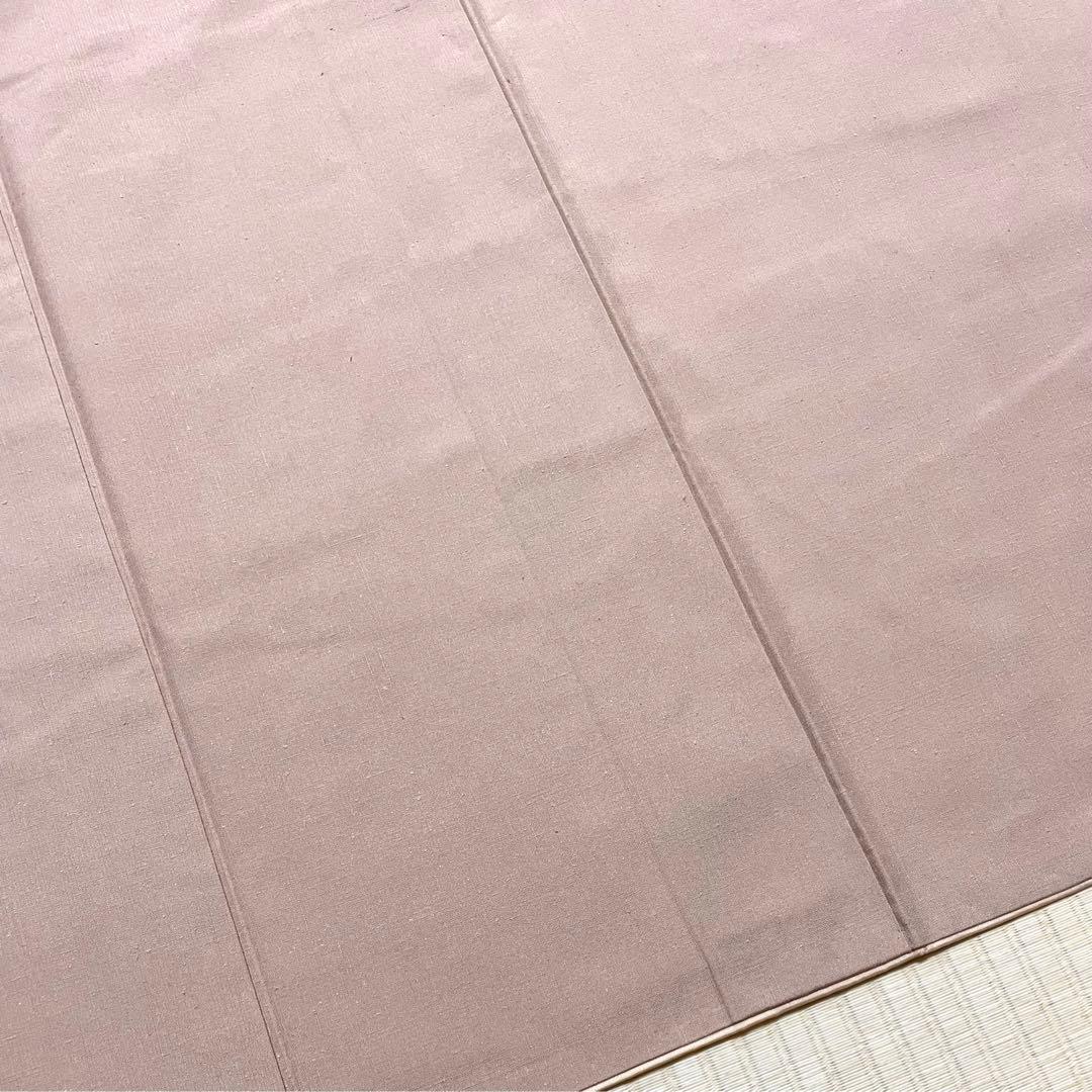 結城紬 無地 アンバーローズ 紋なし 結城紬 無地 アンバーローズ 紋なし