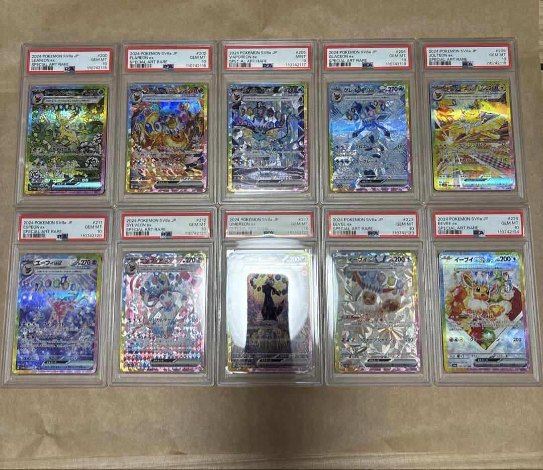 テラスタルフェス イーブイ ブラッキー ブイズ sar psa10 psa9
