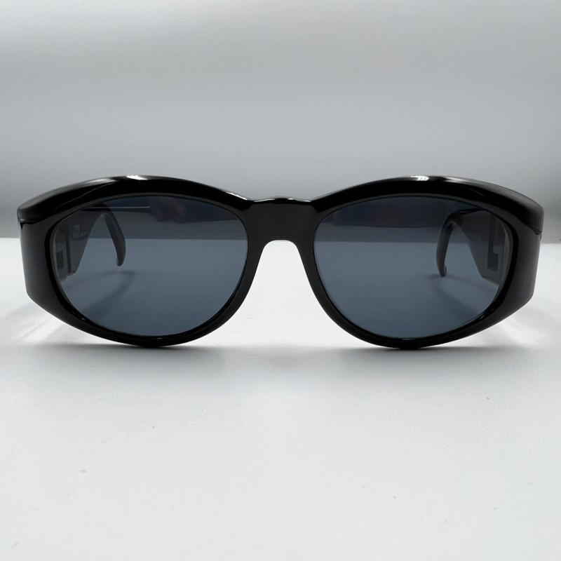 GIANNI VERSACE サングラス　MOD.T24　度なし ブラック