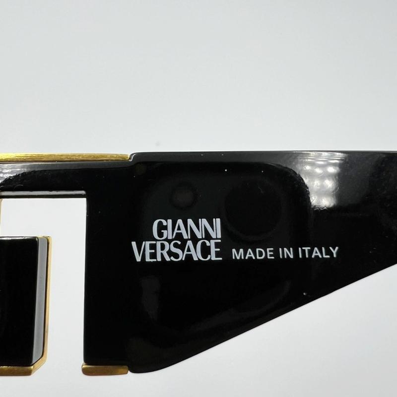 GIANNI VERSACE サングラス　MOD.T24　度なし ブラック