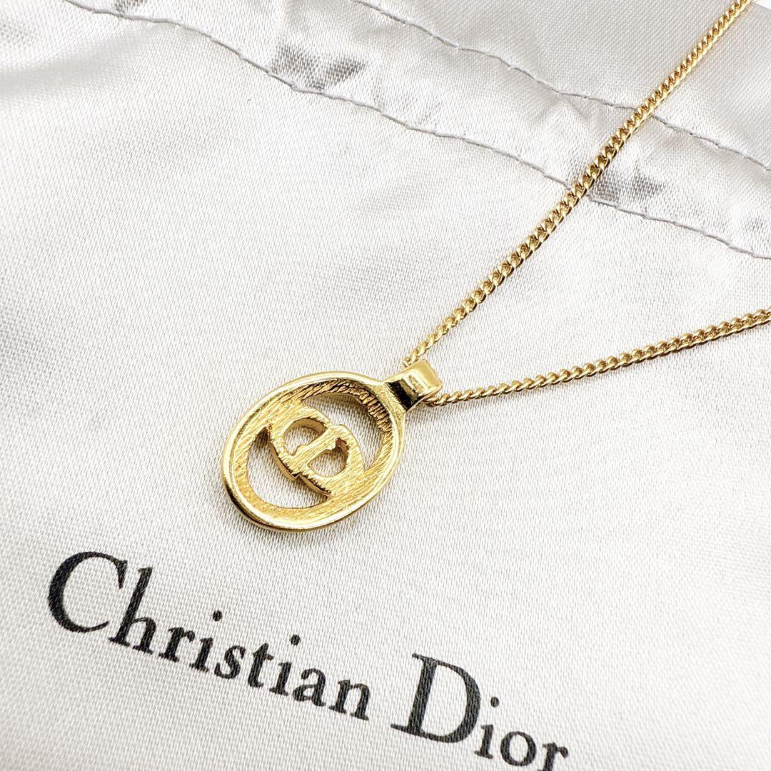 2596-2極美品✨　Dior　ネックレス　CD ロゴ　希少　刻印