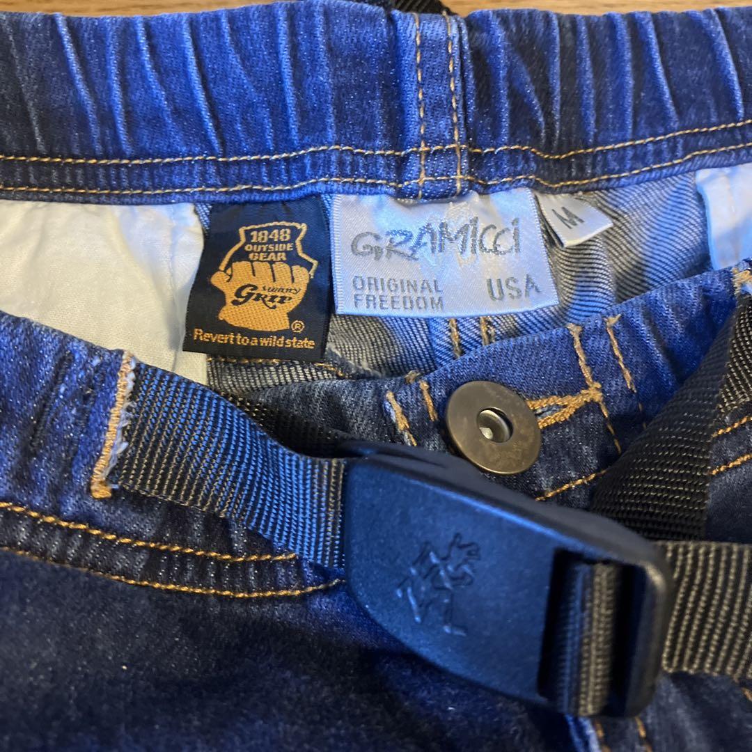 GRAMICCI gripswany コラボ　別注　デニムカーゴパンツ M