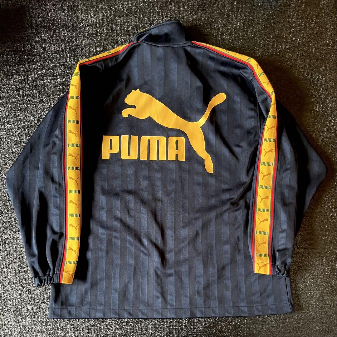 PUMA ラスタカラー 刺繍ロゴ デカロゴ　ヒットユニオン トラックジャケット