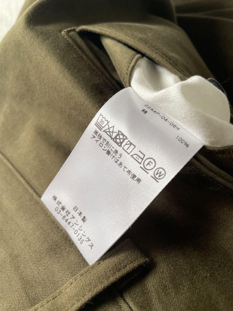 A.PRESSE Chino Trousers OLIVE チノパン サイズ1