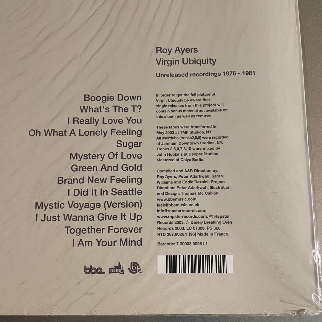 Roy Ayers-Unreleased Recordingsレコード