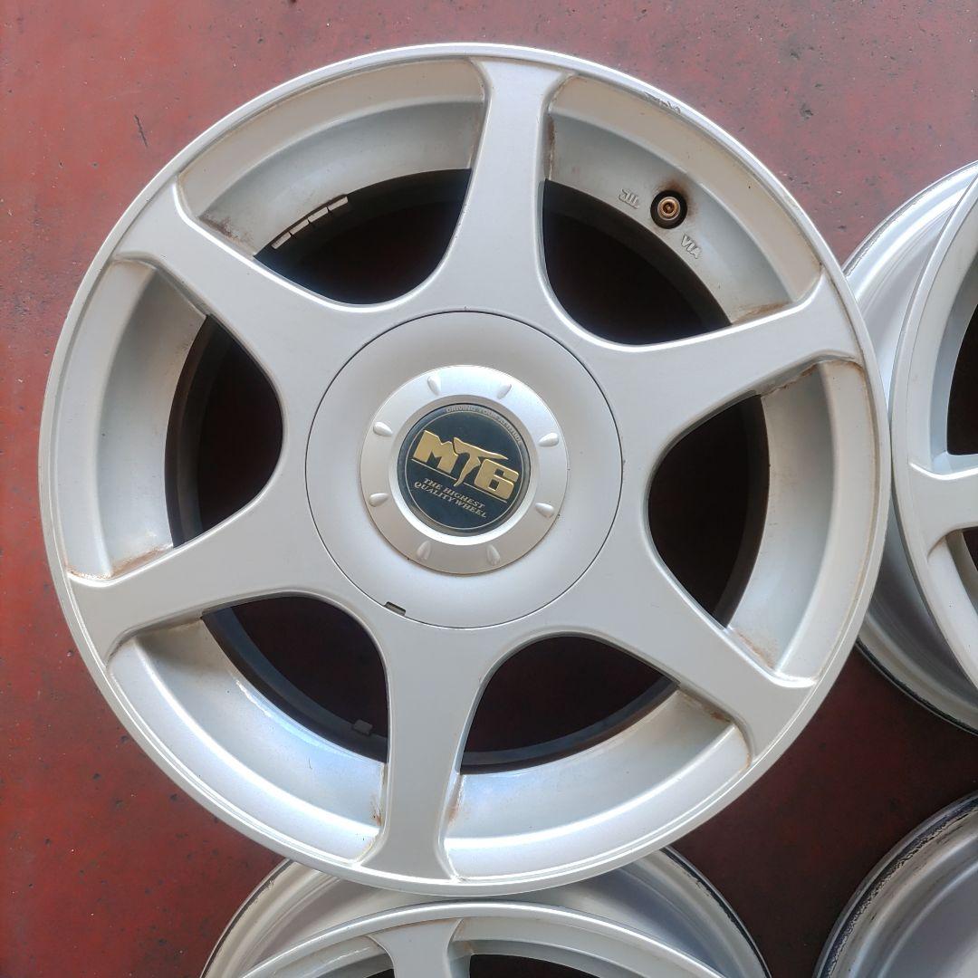 MT6 14インチ 6J 4穴　PCD100 114.3 4本セット　中古品