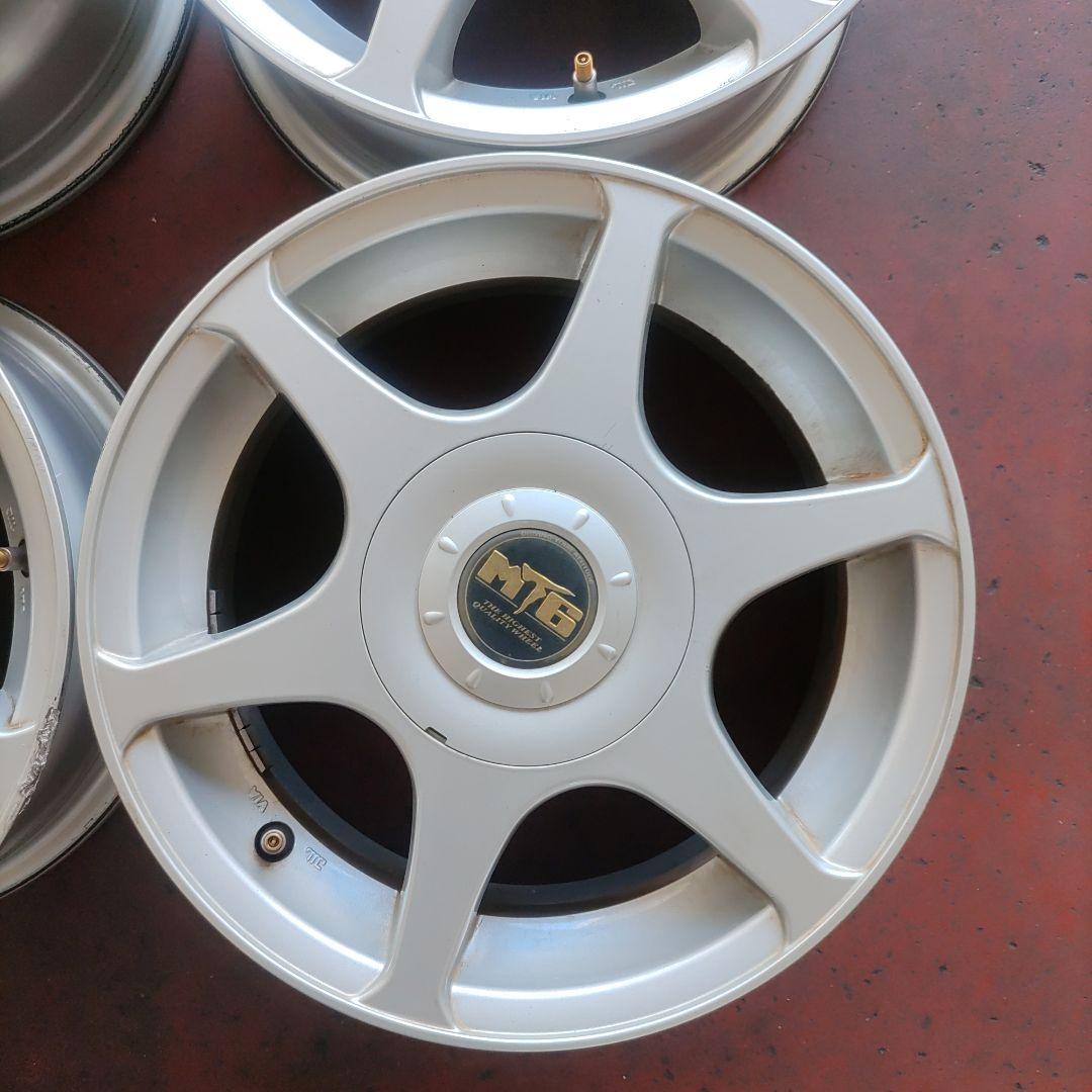 MT6 14インチ 6J 4穴　PCD100 114.3 4本セット　中古品