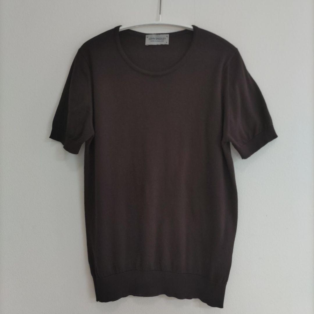 ジョンスメドレー JOHN SMEDLEY アンサンブルニット ブラウン 茶