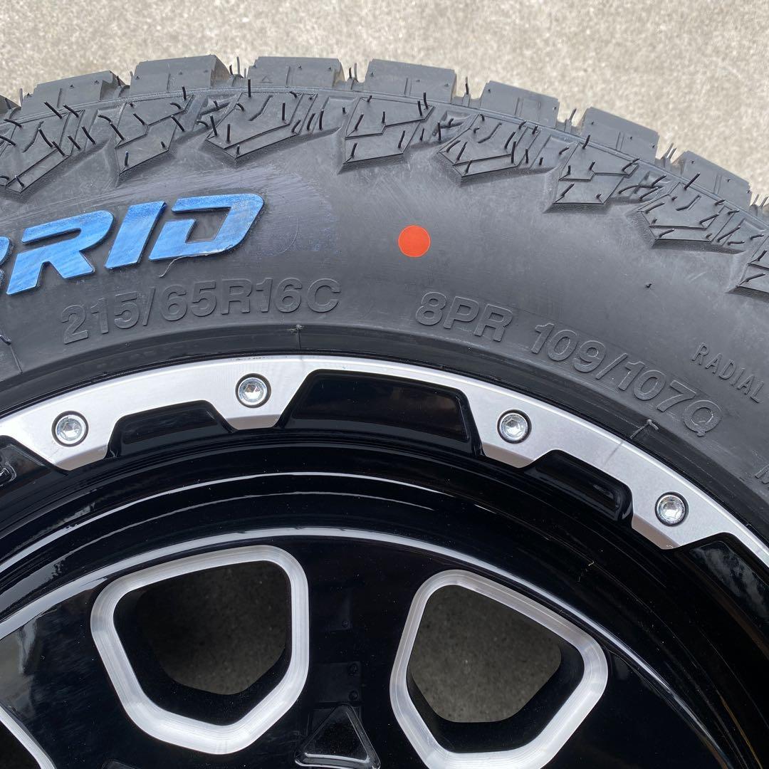 モンスタRTハイブリッド215/65R16タイヤホイールセット‼️キャラバン等