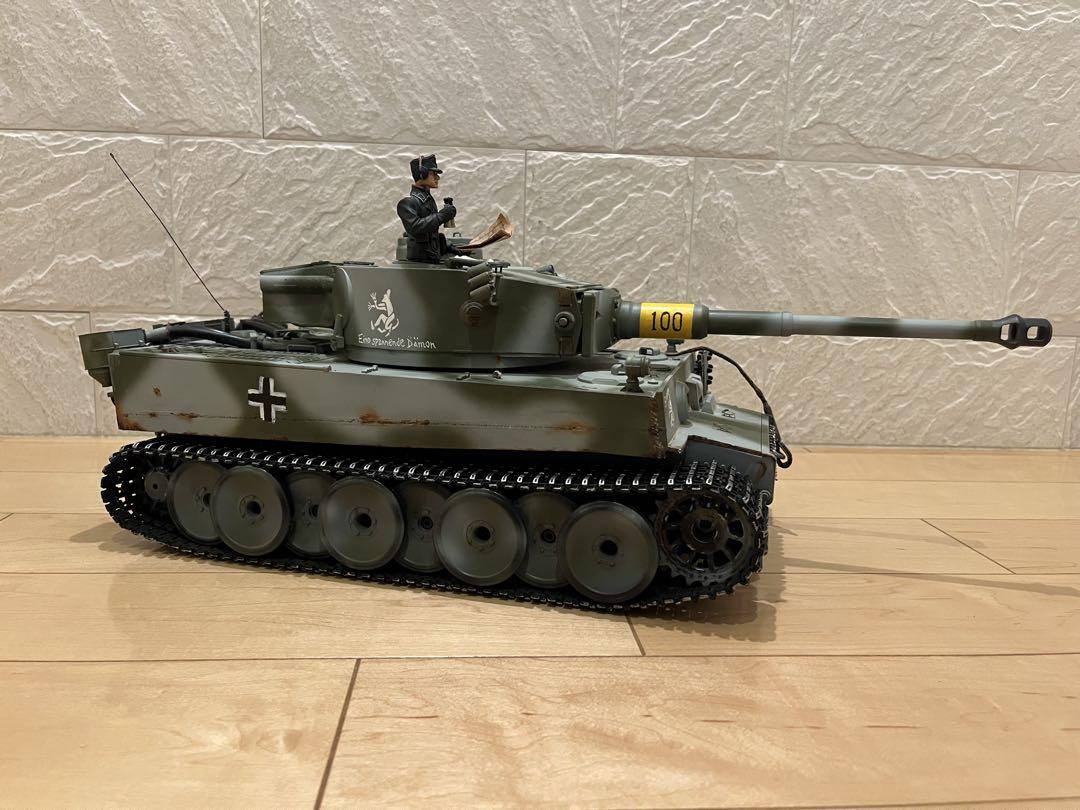 ヘンロン製ラジコン戦車1/16 タイガーI型 世田谷ベース風 - メルカリ