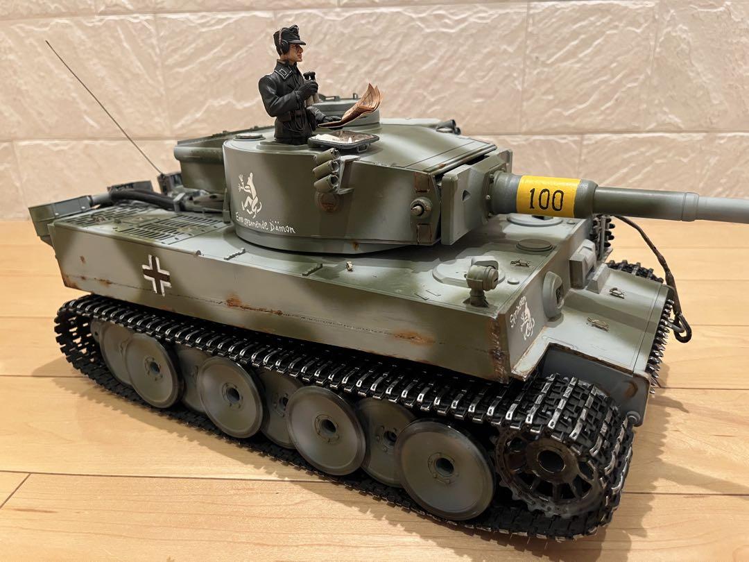 ヘンロン製ラジコン戦車1/16 タイガーI型 世田谷ベース風 - メルカリ