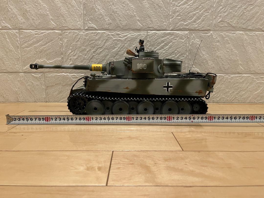 ヘンロン製ラジコン戦車1/16 タイガーI型 世田谷ベース風 - メルカリ