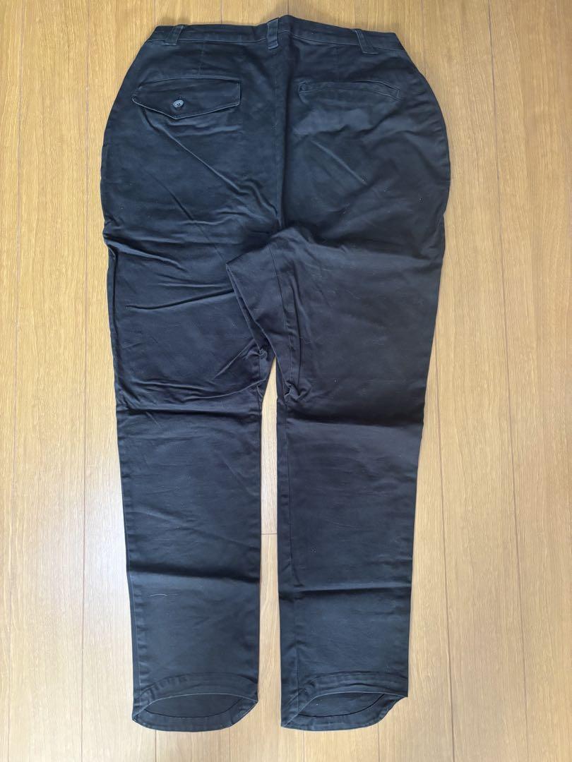 パンツ ANREALAGE HIGH ANGLE CHINOPANTS BLACK 46