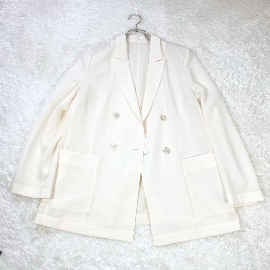 24SS極美品✨Arpege story シアージャケット　白　M　定価2.4万