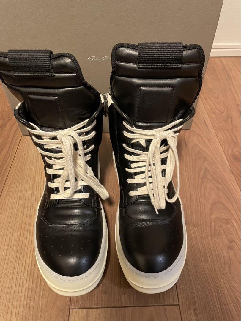 Rick Owens Geobasket ジオバスケット ブラック ミルク 41