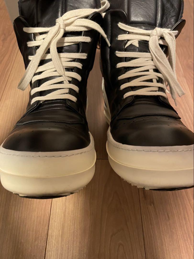 Rick Owens Geobasket ジオバスケット ブラック ミルク 41