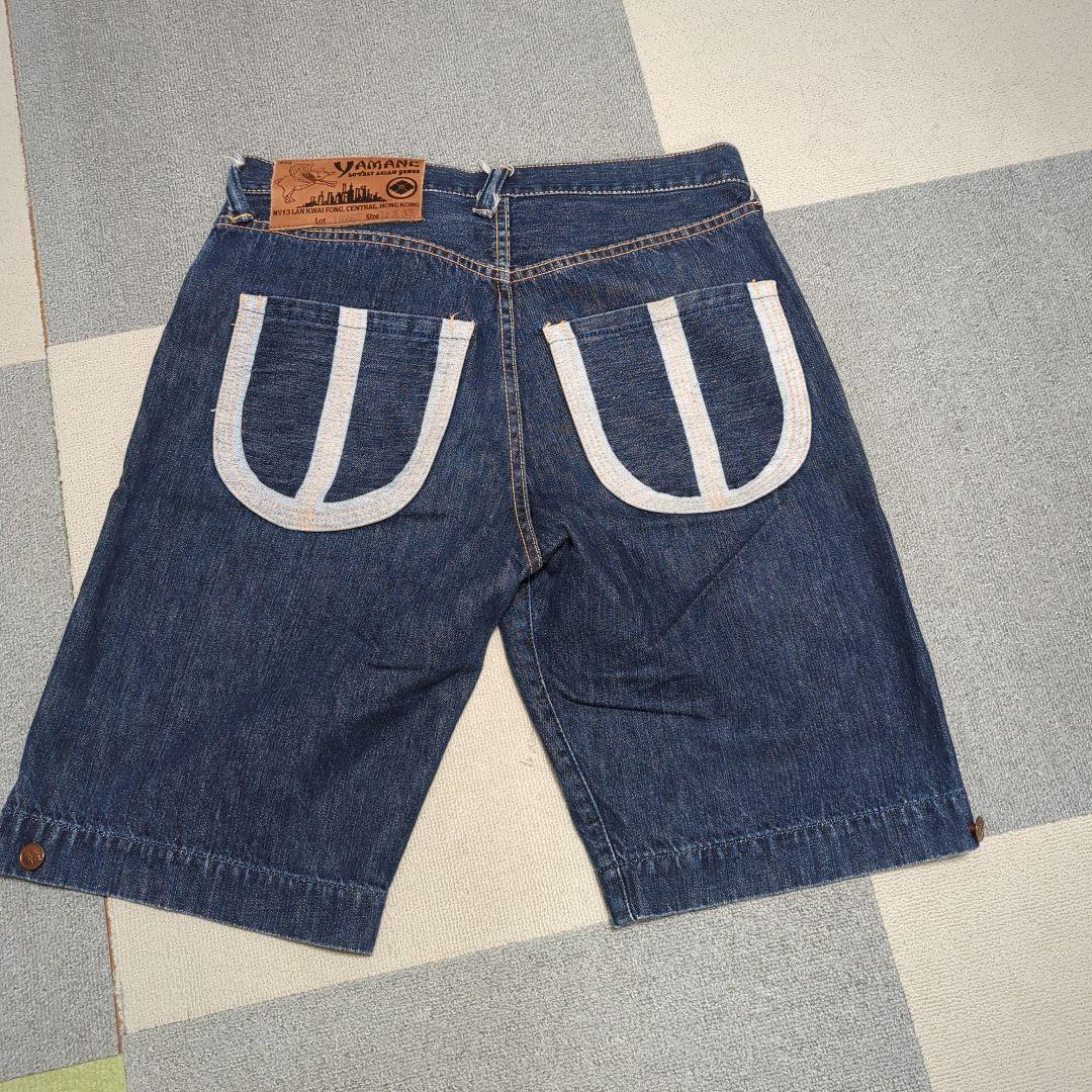 『なべさん様専用』YAMANE ダークブルー ショートパンツ