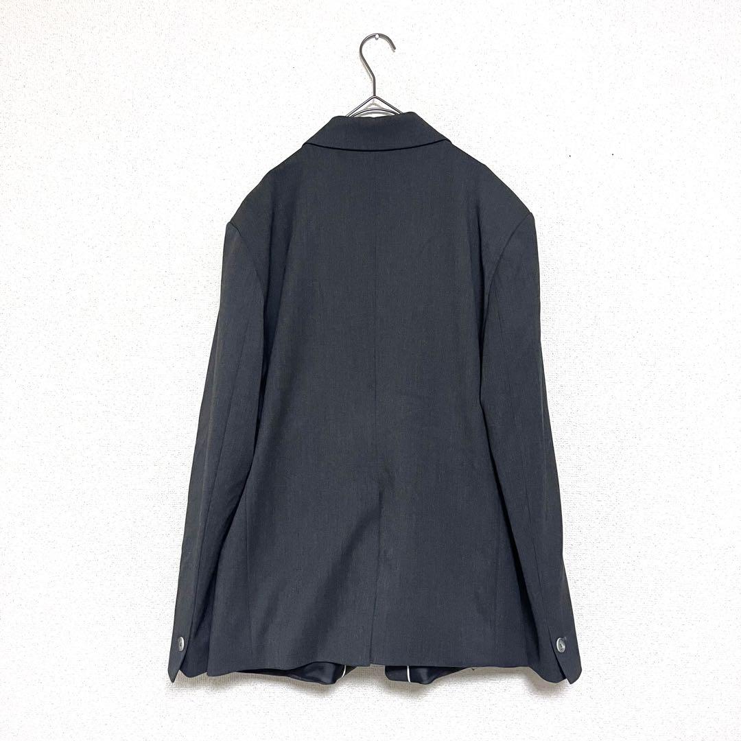オオトロ　OHOTORO Mild Jacketテーラードジャケット　チャコール オオトロ OHOTORO Mild Jacketテーラードジャケット チャコール