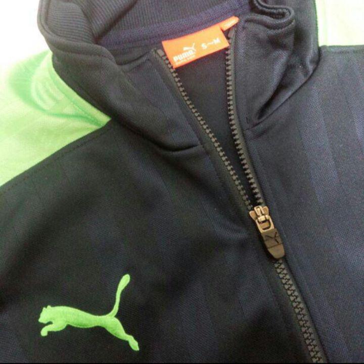 pumaジャージ　ネイビー×グリーン　ユニセックス