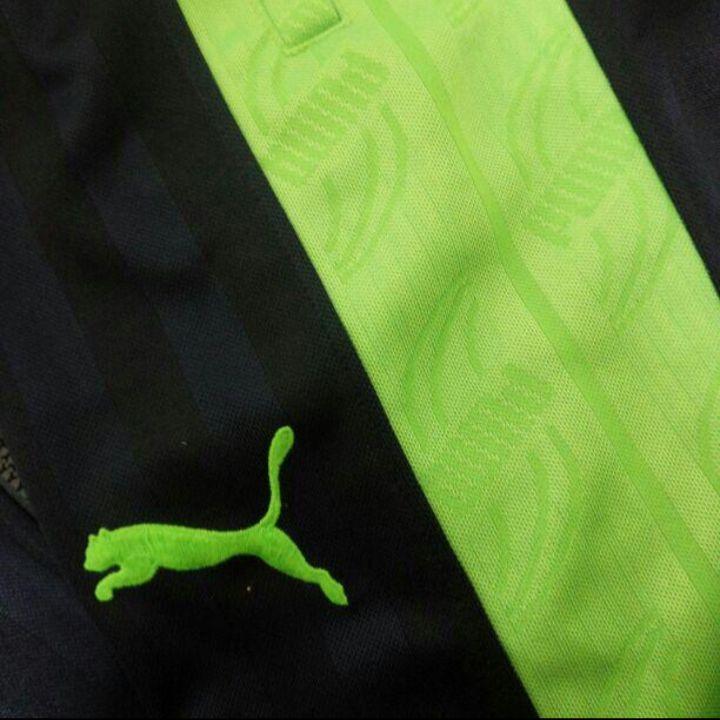 pumaジャージ　ネイビー×グリーン　ユニセックス